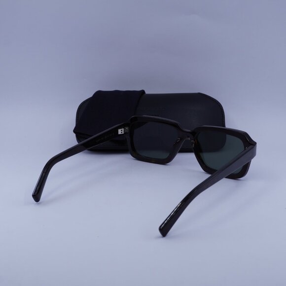 Saint Laurent SL611 002 Rectangle Sunglasses - Havana/Grey - Picture 12 of 13
